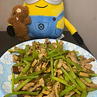 芹菜香干炒肉丝的做法图解9
