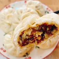 #袋福到万家#包子（白菜粉条外婆菜馅）的做法图解15