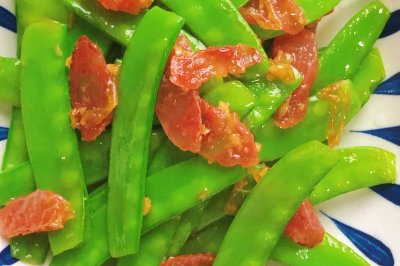 荷兰豆炒腊肠!厨房小白可以轻松驾驭的美食