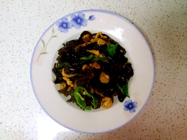 木耳炒肉丝
