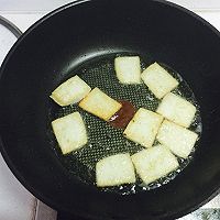 煎豆腐片炒肉的做法图解2
