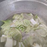虾仁儿白菜豆腐汤的做法图解6