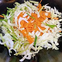 荷包蛋焖杂蔬丝（减脂期的你值得拥有）的做法图解3