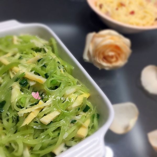 葱油拌双笋