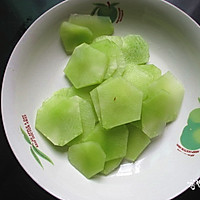莴苣肉片的做法图解1