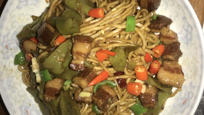豆角焖面