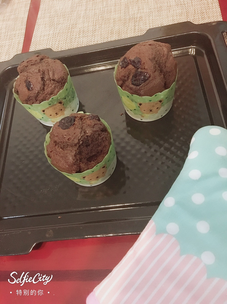 巧克力蔓越莓蛋糕的做法
