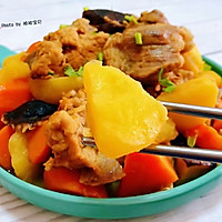 #元宵节美食大赏#排骨炖土豆香菇胡萝卜的做法图解13