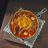 泡菜芝士肥牛锅#奶香四溢 暖锅佳味#的做法图解6