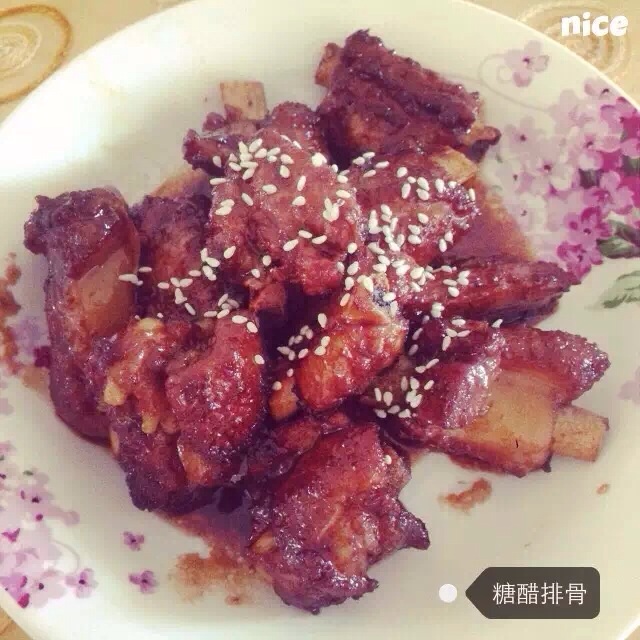 糖醋排骨（简单少油版）的做法