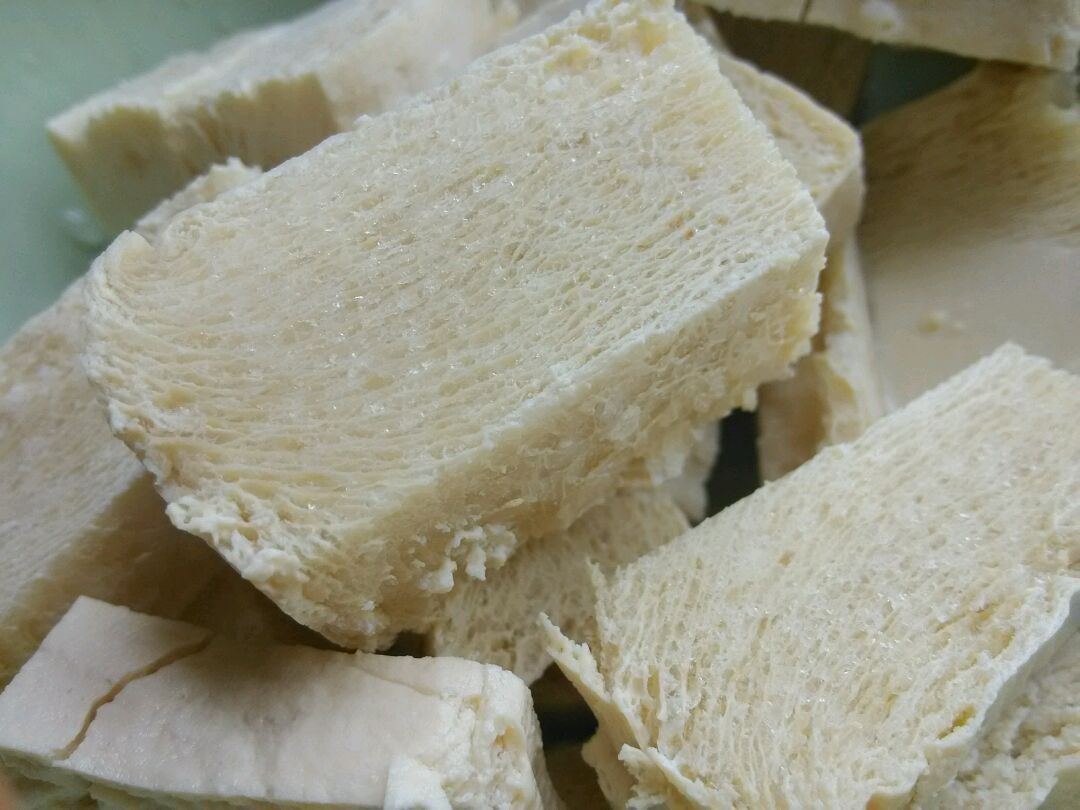 蒸冻豆腐#寻找最聪明的蒸菜大人#的做法图解1