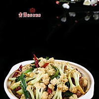 私房小菜一碟【炝炒脆花菜】的做法图解5