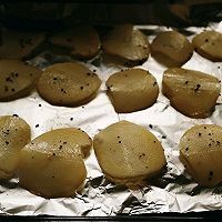 之黑椒薯片#美的智烤大师烤箱#的做法图解7