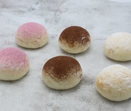 日式米硒白面包（酸奶，巧克力，白桃风味）的做法