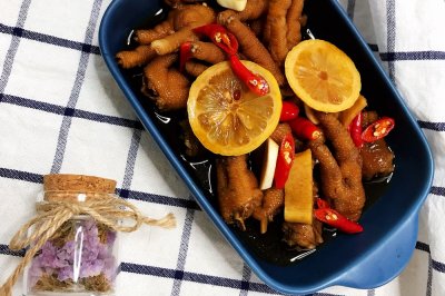 网红柠檬鸡爪