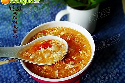 西红柿面絮汤
