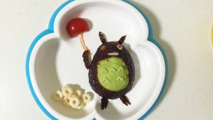 我为宝宝制作的早餐盘