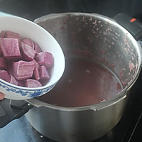 红豆紫薯汤的做法图解4