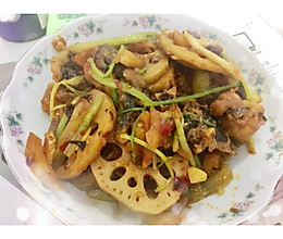 牛蛙干锅的做法