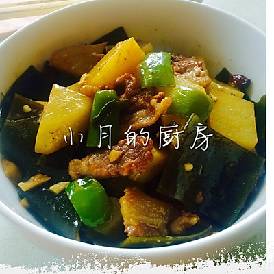 土豆海带烧肉