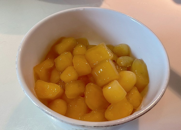 芒果芋圆 丸子5的做法