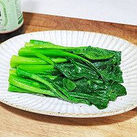 #万物皆可搭#白灼菜心的做法图解7