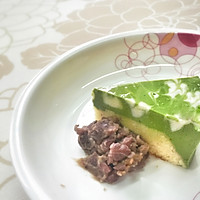 抹茶酸奶豆腐慕斯的做法图解5
