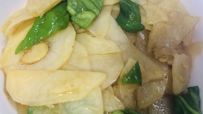 家常炒土豆片