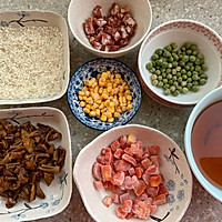 腊肠什锦饭的做法图解3