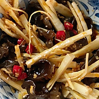 夏季快手菜：笋丝伴黑耳的做法图解8