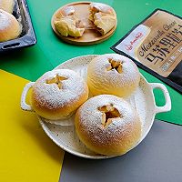 #安佳真芝味，真芝真有料-瀑布拉丝#芝士芋泥面包的做法图解14