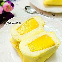 【椰香芒果班戟】的做法图解15