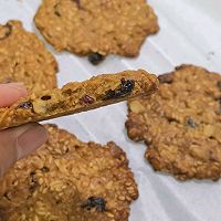 #未来航天员-健康吃蛋#蔓越莓燕麦红糖饼干～低卡饼干的做法图解9