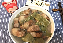 五花肉炖豆角的做法