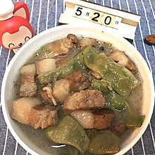 五花肉炖豆角