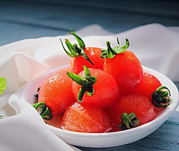 #冰箱剩余食材大改造#酸甜诱惑——蜜渍小番茄的做法