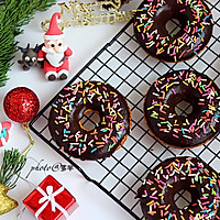 甜甜圈蛋糕#圣诞烘趴，为爱起烘#的做法图解12
