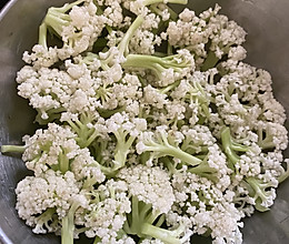 菜花炒肉沫的做法