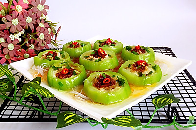 XO酱粉丝蒸丝瓜