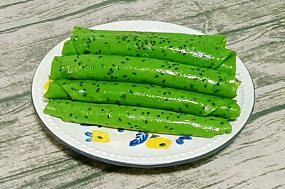 芹菜芝麻鸡蛋饼