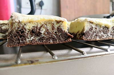 （低卡）巧克力脆皮可可戚风小蛋糕
