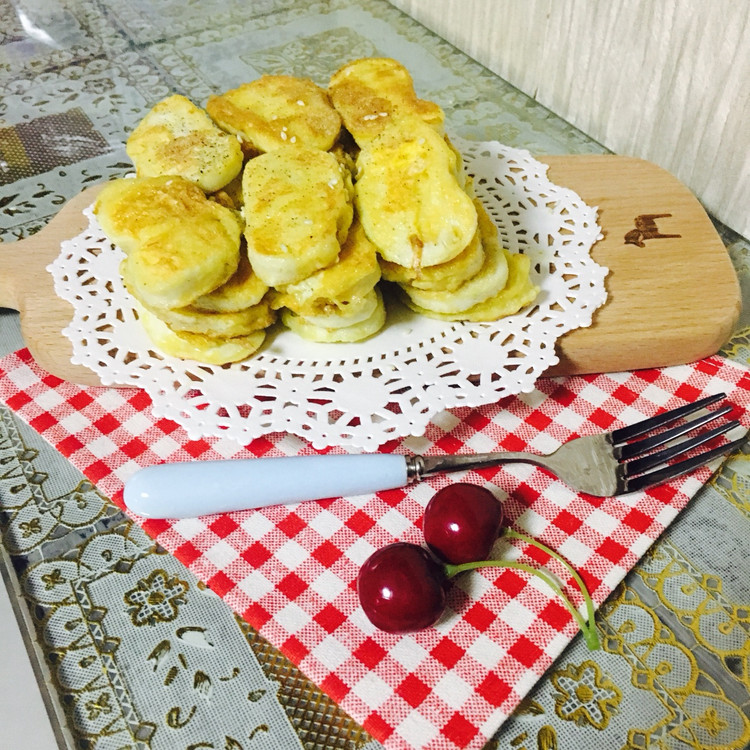 焦香鸡蛋馒头片的做法