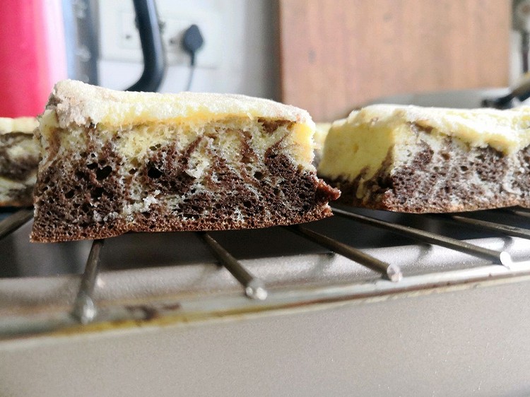 （低卡）巧克力脆皮可可戚风小蛋糕的做法