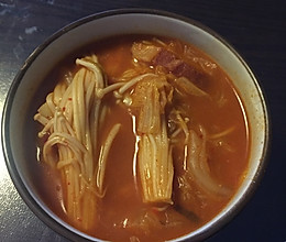 一人食简易韩式泡菜汤的做法