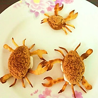 原创螃蟹泡芙：螃蟹吐泡泡  的做法图解13