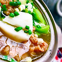 山药酥肉丝瓜汤的做法图解7