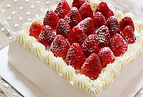 草莓奶油蛋糕#九阳烘焙剧场#的做法