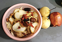 清熱潤肺飲品雪梨蘋果水的做法