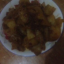 面皮炒回锅肉【小时候我的最爱