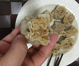 香菇肉沬糯米烧卖--手残星人也包出高颜值哟的做法